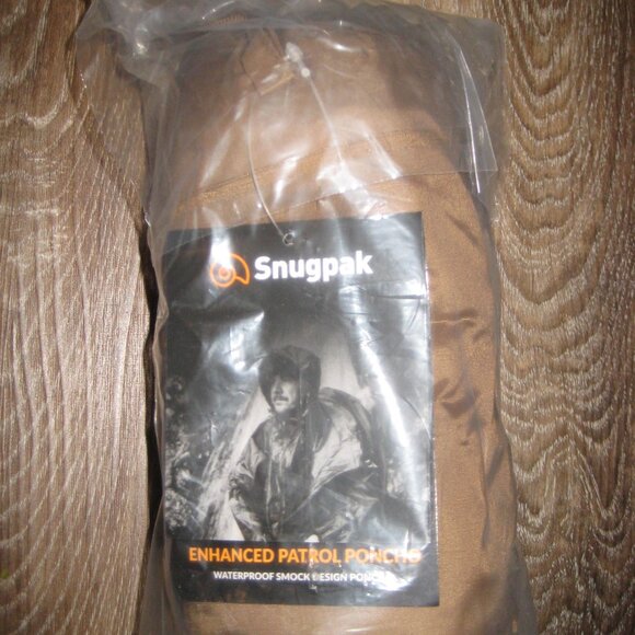 Snugpak Enhanced Patrol Poncho Coyote Brown - Picture 1 of 2